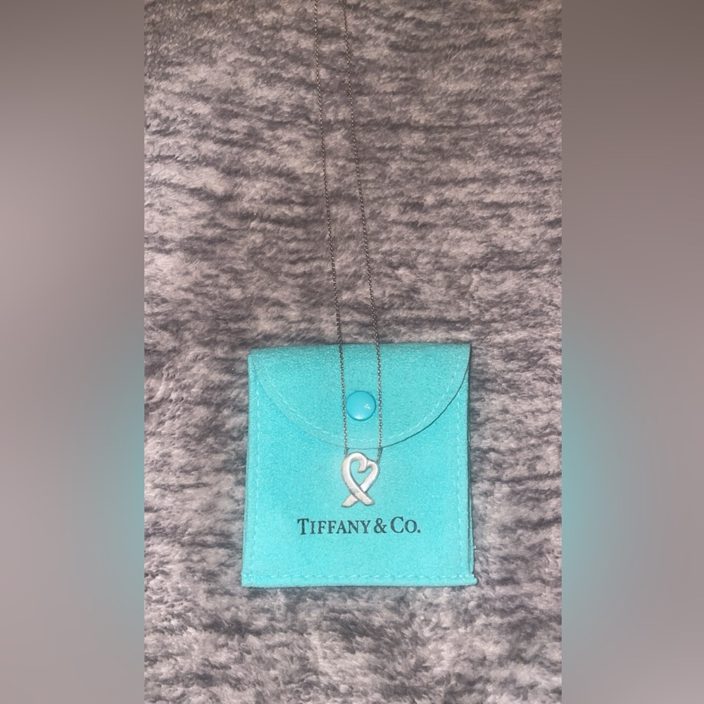 Tiffany and co. Heart necklace.